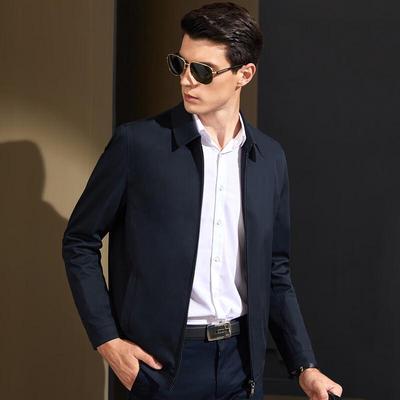 Antonio Men's Combed Cotton Business Casual Jacket