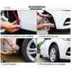 35/45mm Car Wheel Eyebrow Protector Strip Fender Flare Lip Anti-collision Strip Wheel-arch Trim Arch Extenders Decorative