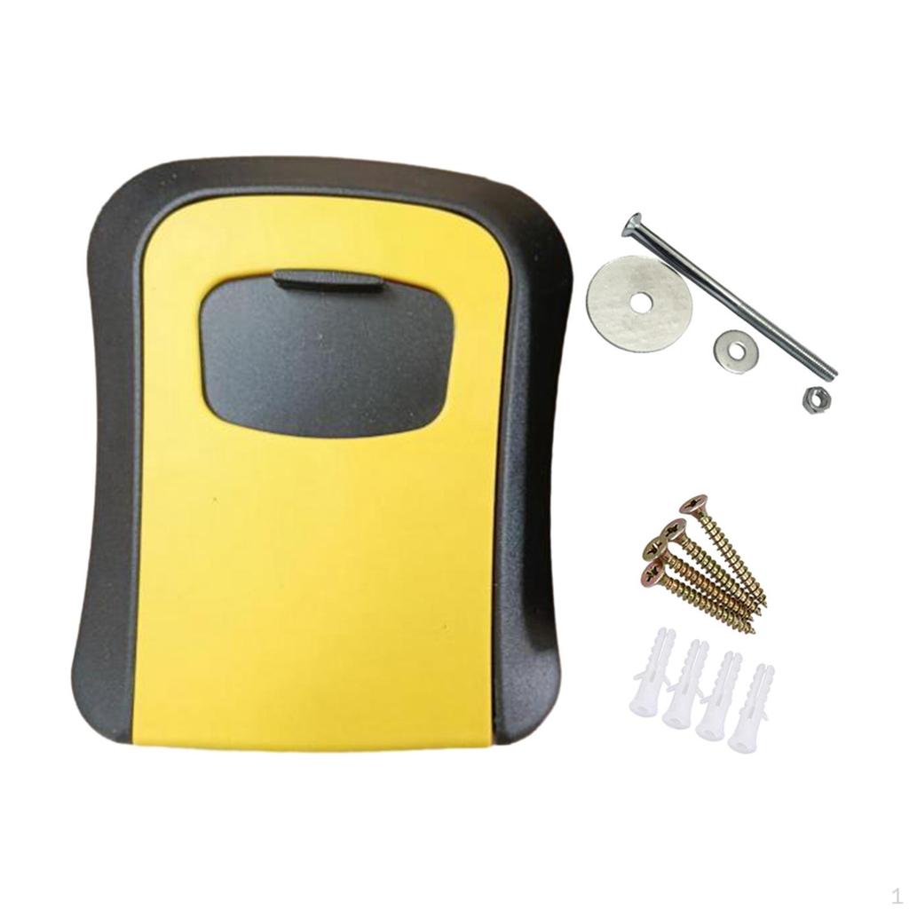Key Lock Box Resettable Password for House Keys ID Cards Outdoor
