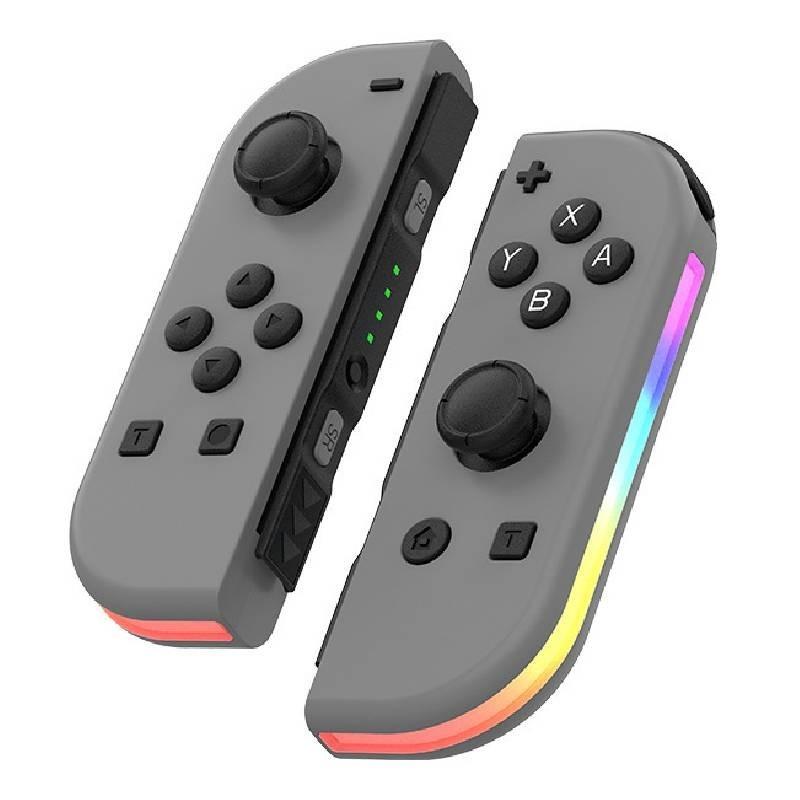 Colorful Rgb Light Switch Joycon Controller With Vibrant Vibration And Motion Sensitivity