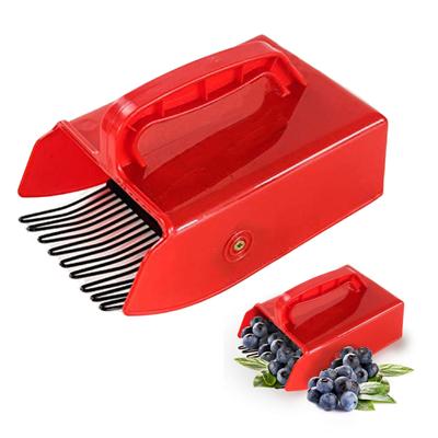Handle Blueberry Spatula Safe with Handle Strong Construction Fruit Picking Wear-resistant Blueberry Collector for Orchard