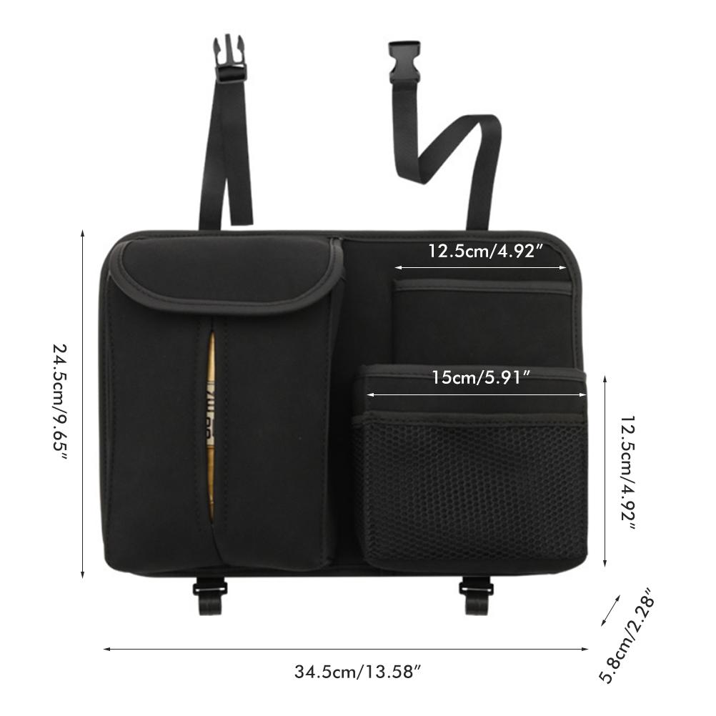 Rückbank Auto Organizer Kicker-Schutzmatten Rücksitzschutz Wildleder Auto Rücksitz Organizer Auto Reise Zubehör