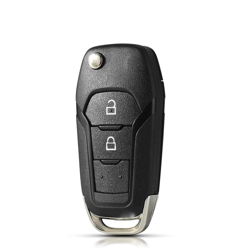 Car Key Case Shell For Ford F150 F250 F350 Explorer Ranger Ka Fiesta Mondeo Focus Everest Edge Kuga Escort Hu101 Blade