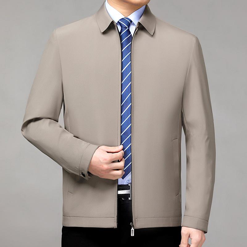 2026 Men's Spring Casual Lapel Jacket - Middle-aged