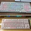 B03C 129Keys Large Characters Keycaps for Game Mechanical Keyboard CherryProfile Keycap DyeSublimation Keycaps Gamers Love