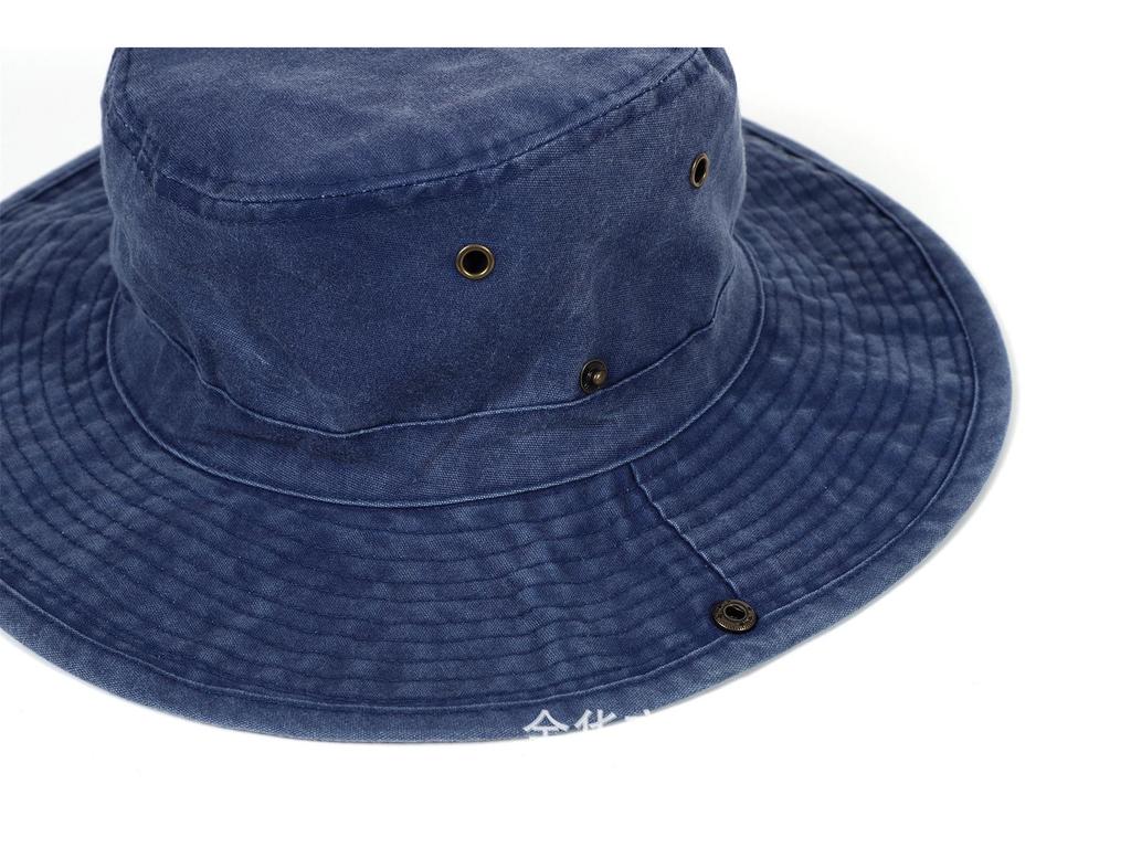 Sombrero de pesca de mezclilla con ala ancha bordada de Bass Pro Shops
