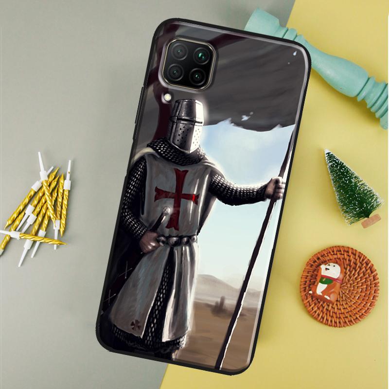 Knights Templar For Huawei P40 P20 P30 Lite P60 Pro Nova 12s 12i 11i 10 9 SE 5T Y91 Y90 Y60 Y70 Y72 Y61 Case