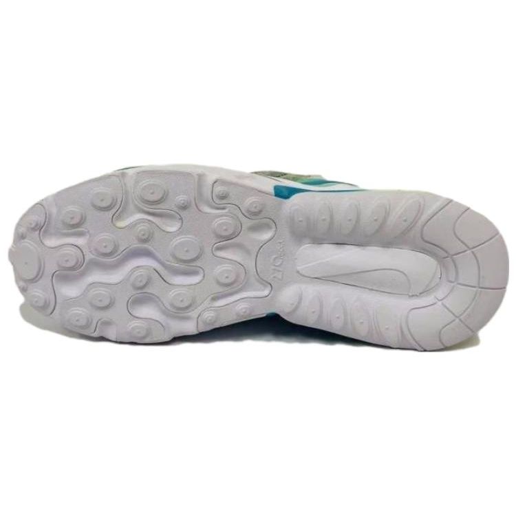 Nike Air Max 270 Comfortable Versatile Shock Absorbing Durable Low Top Casual Shoes Kids Casual Shoes White BV3387-101