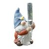 Gnome Rain Gauge Vynikající trvanlivá pryskyřice Dešti odolná vodoměrná Dekorace Gnome pro zahradu