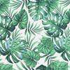 Pallet Cushion with Floral Leaf Pattern 200 X 40 X 8 Cm Oxford Fabric