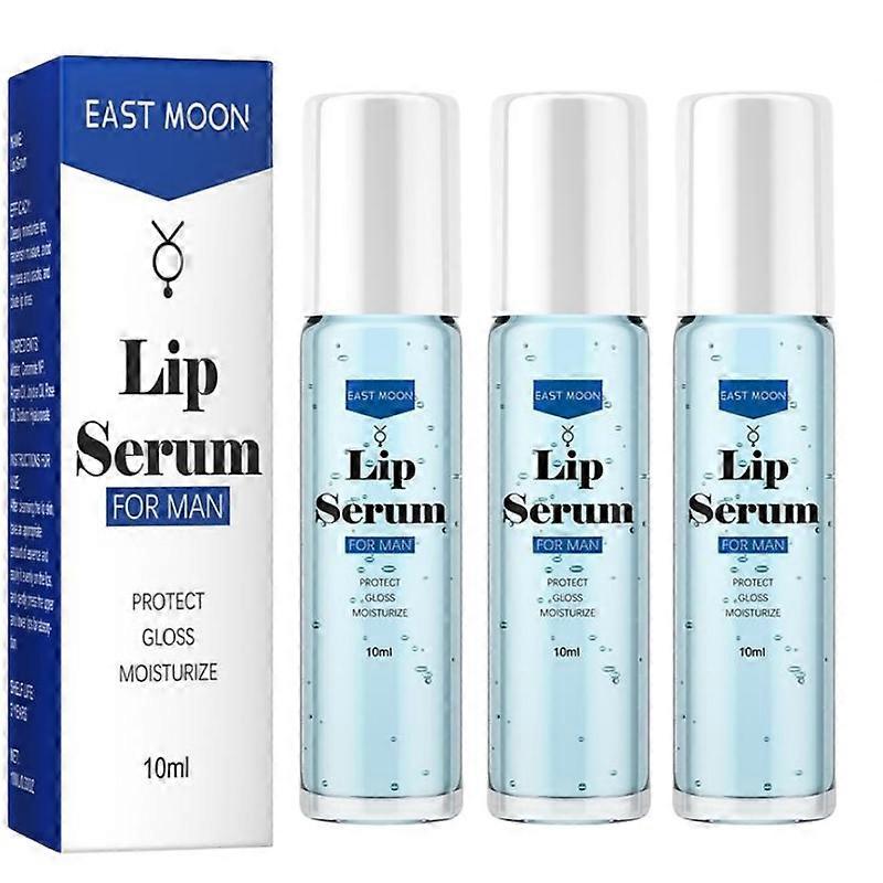 1-3uds Sérum Labial para Hombres, Hidratante de Larga Duración para Cuidado Labial y Secos 10ml menos