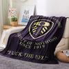 1PC Leeds United Patterned Flannel Blanket Suitable For All Seasons for Home Decor Warmth and Comfort Gifts Holiday Present