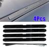 4 Piezas Cubierta Frontal y Trasera Portacubierta de Techo de Coche Repuesto de Baca de Techo para Automóviles Pieza de Plástico Negro Para Opel Astra H 5187877 5187878