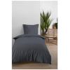 Housse de couette en coton 140 x 200 cm uni Edenne ardoise