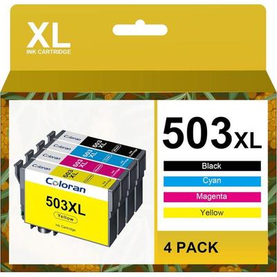 Compatible Ink Cartridges - SVATV - 503XL - Pack of 4 - Black, Cyan, Magenta, Yellow