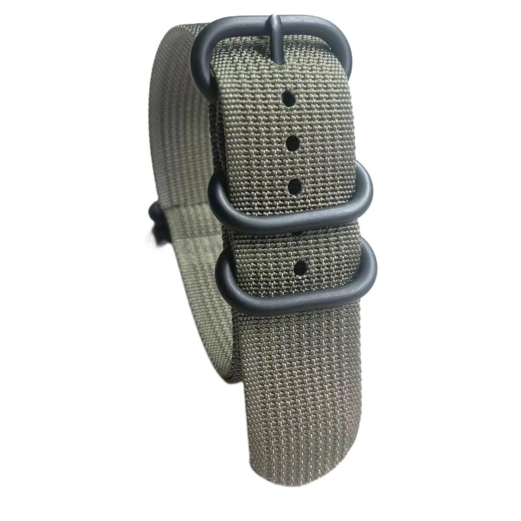 Hot-Selling Nylon Watch Strap with Vacuum-Plated Black Oval Buckle