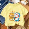 2026 Summer T-Shirt Doraemon Fashion Print Casual Daily Street Style