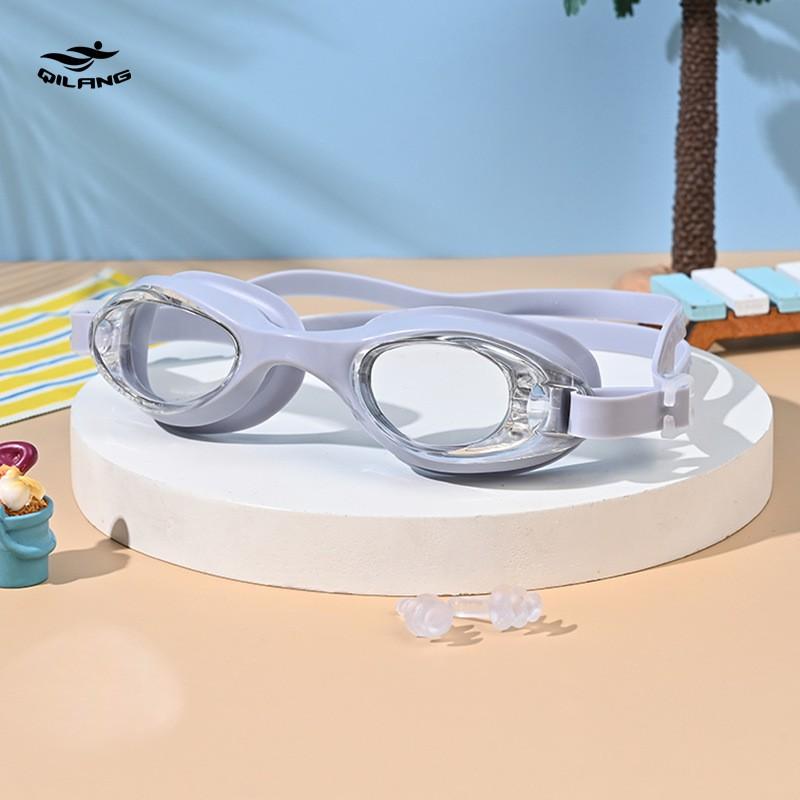 Anti-Fog Swim Goggles HD Clear Lenses Universal Fit Adults Kids Men Women