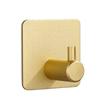 Aluminiumlegierung Gold Bademantel Handtuchhalter Haken Wand Tür montiert Bad