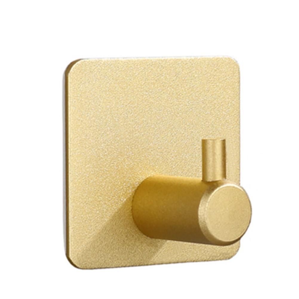 Aluminum alloy Gold Robe Towel Holder Hooks   Wall Door Mounted Bath