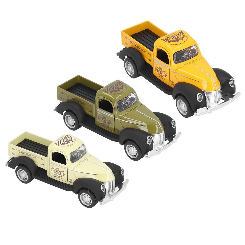 1:32 Scale Alloy Truck Model Toy Diecast Pull Back Ornament Vintage Car Replica Truck Toy for Childr
