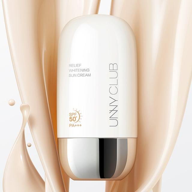 UNNY CLUB - Успокаивающий осветляющий тонирующий солнцезащитный крем SPF50+ PA+++ 50ml