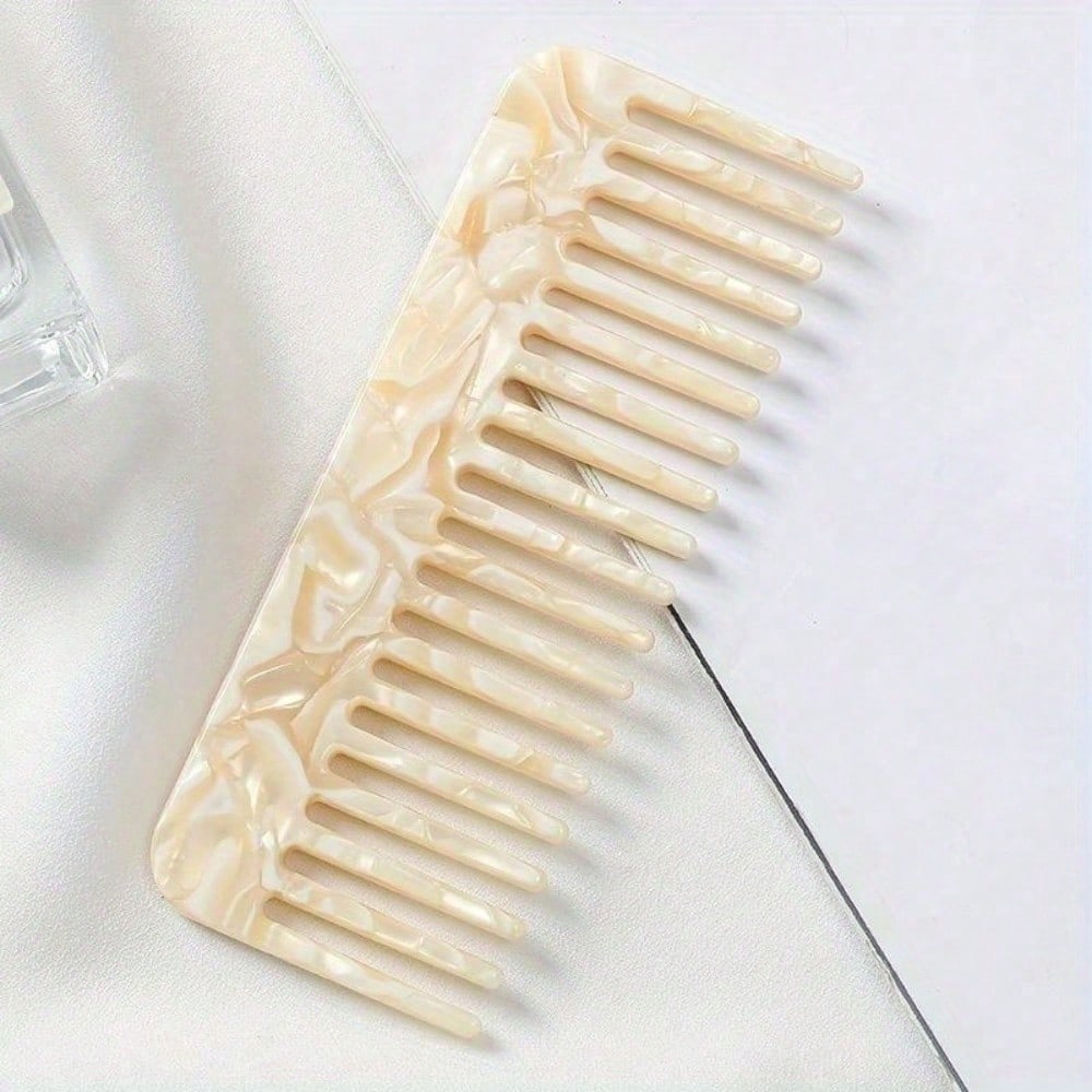 1 Stück Peeling-Bürste mit Essigsäure, Styling-Kamm, Tragbarer Haar-Kamm, Zwei-in-Eins-Werkzeug für Styling und Pflege