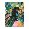 Posters and Prints Monstera Leaf Canvas Painting Wall Art Pictures for Living Room Home Decor Flamingo Leopard Jungle Nordic