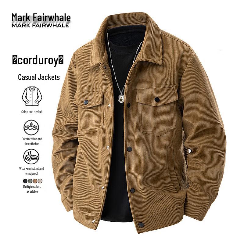 Mark Fairwhale Men's Corduroy Warm Jacket