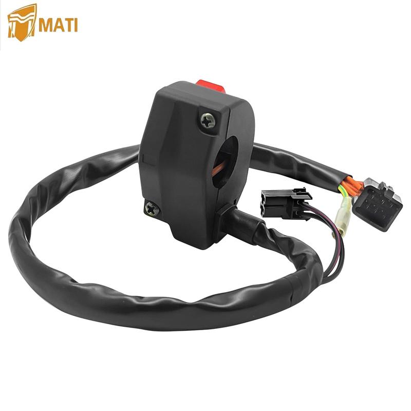 MATI Right Handlebar Switch Start Stop Kill Button for Suzuki DRZ400S DR-Z400S 2000-2009 37200-13E30 37200-13E31