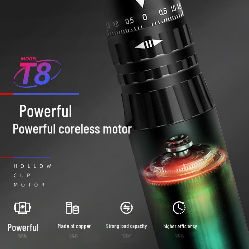 All-in-One Disposable Eyebrow, Eyeliner, and Lip Tattoo Machine (Numbing-Free)
