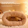 Cat Bed Winter 2024 Winter Cat Sleeping Bag For Cats Soft Cuddle Bed Dogs Mini Zone Cave For Ca B2Y5