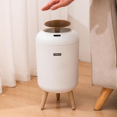 Automatic Opening Lid Trash Bin Automatic Sensing Smart Trash Bin Kitchen Trash Bathroom Trash Large Capacity 10L Trash Bin