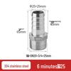 304 Stainless Steel Hex Male Thread Pagoda Fitting for Water/Air Hose