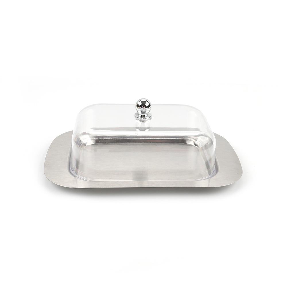 Stainless Steel Butter Dish with Lid