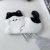 1Pcs Large-Capacity Japanese Style Cat Pen Bag Cute Cat Pen Case Plush Stationery Box For Junior High School Students Girls Gift