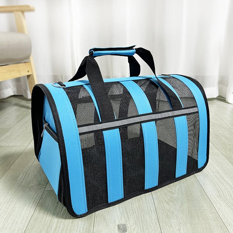 Pet Carrying Bag Outing Portable Cat Dogs Handbag Foldable Small To Medium Dog Cage Mesh Handbag