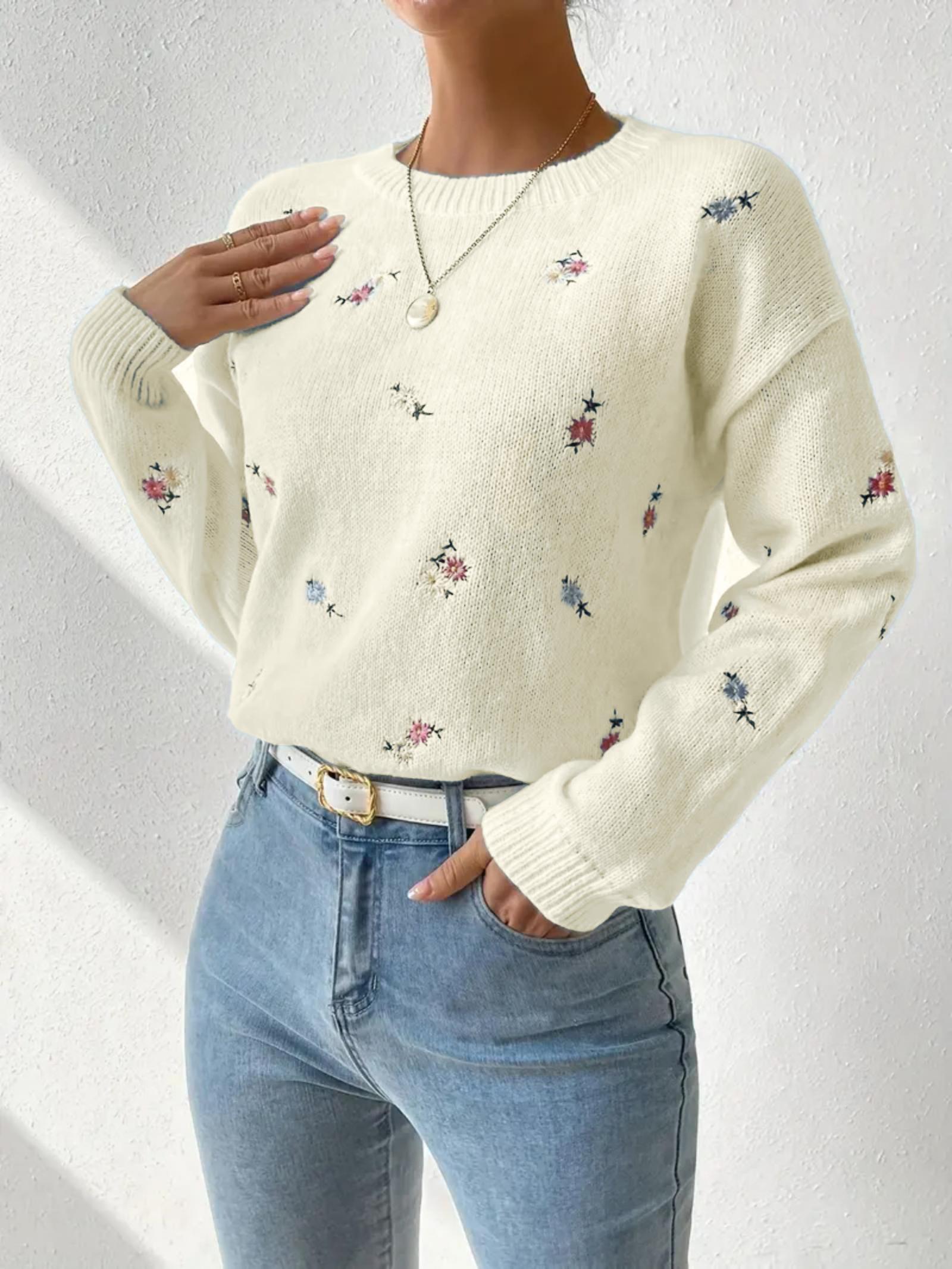 

Пуловер с длинным рукавом, свободный, ажурный, с крючком, свитер, универсальный, модный, теплый, шаль, свитер большого размера, тонкий свитер для женщин L бежевый