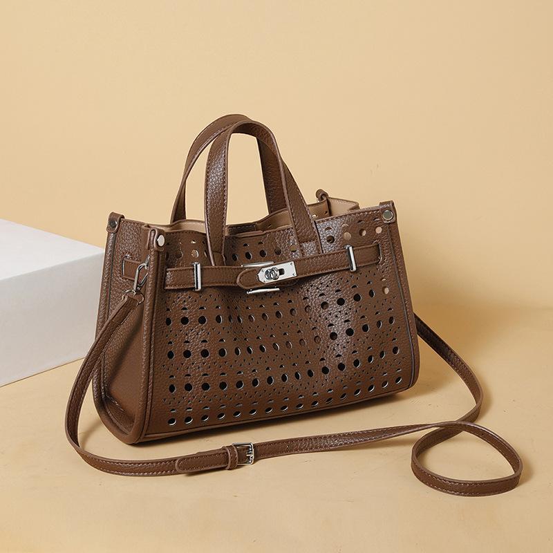 Premium Hollow Handbag Bag Women's New Fashion Versatile Shoulder Messenger Bag Commuter Tote Bag