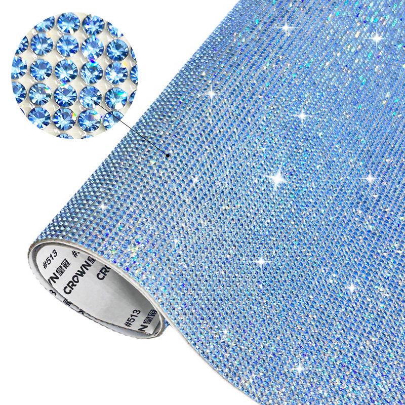 Self-Adhesive Rhinestone Sheets for DIY Car Decoration and Jewelry