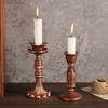 Carved Resin Candlestick Holder for Home Decoration - Candlelight Dinner Atmosphere Prop Ideal for Restaurant Bar Bedroom