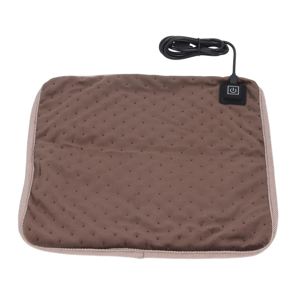 Heated Blanket Electric Throw USB 5W Soft Synthetic Fiber 3 Gear Electric Heating Blanket with 5ft
