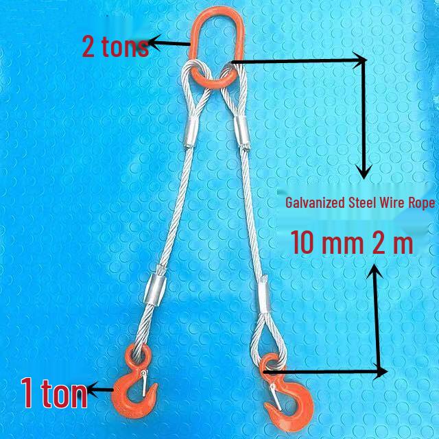 Wire Rope Sling Variants: Pressed Wire Rope, Lifting Hook, Two-Leg, Three-Leg, Four-Leg.