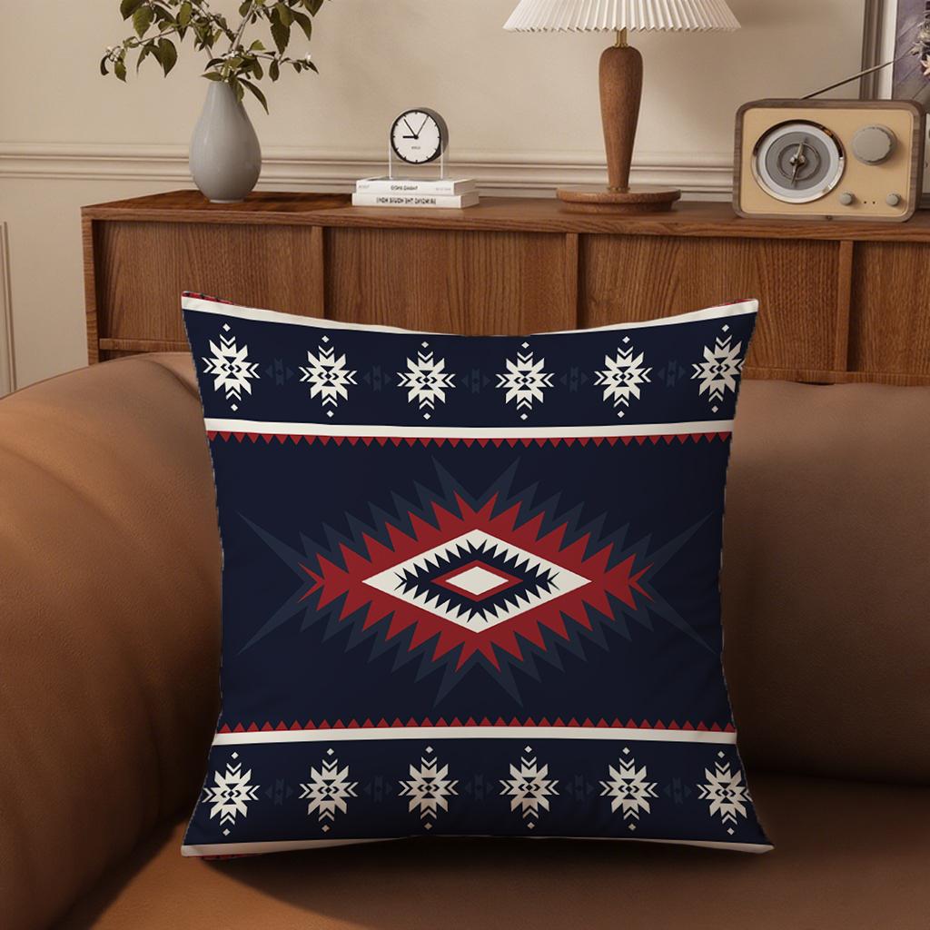 Colorful Tribal Patterned PillowcasesSuitable for Sofa Car Bedroom Decorative Cushion Cover Pillow Cover