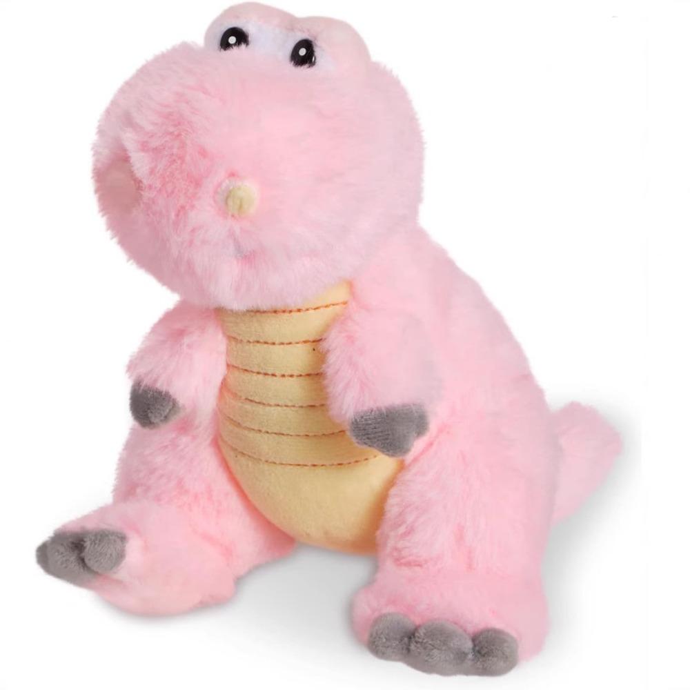 

Ornament Dinosaur Plush Toy Stuffed Dinosaur Plush Doll Kids Holiday Gifts розовый
