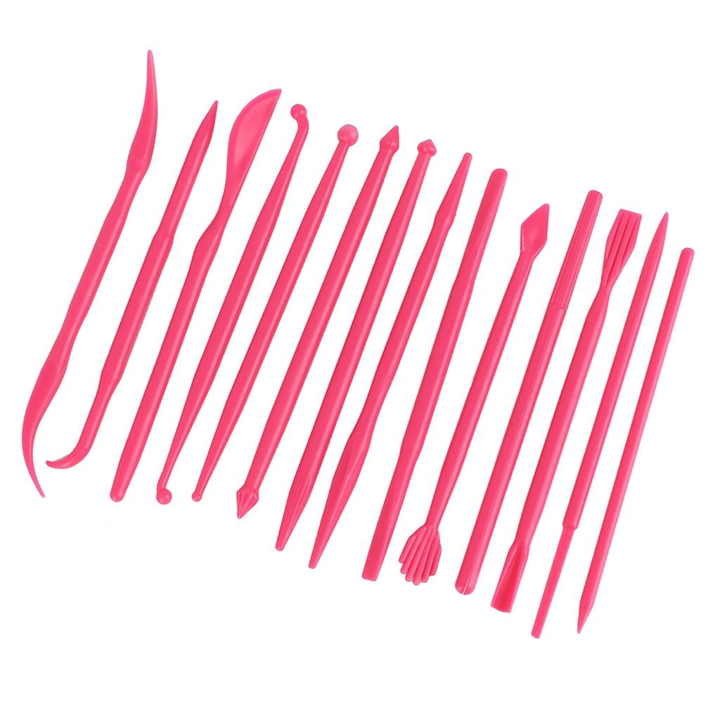 14ks DIY Plastelínová sochařská sada Hrnčířský tvarovač Polymerové modelování Ruční nástroj