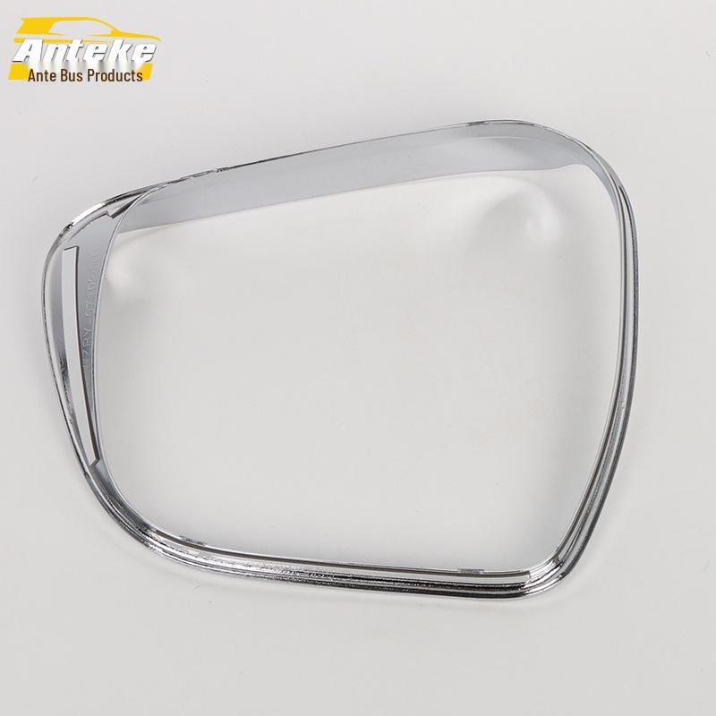 18 Tuda Rearview Mirror Rain Shield Bright Ring & Decorative Patch