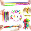 20PCS Noodle Package Stretchy Strings Fidget Playthings Silent Fidget Relieve Stress Adult Anxiety Stress Autistic Playthings ideal for Children