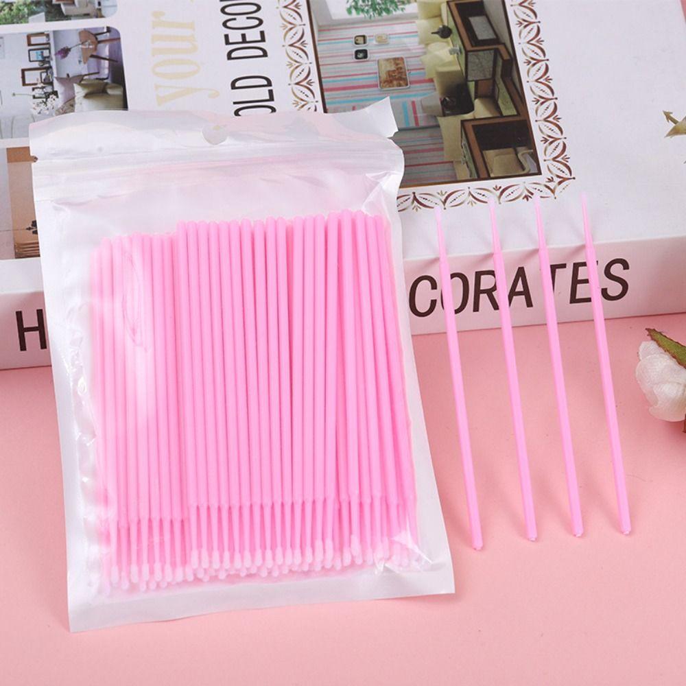 Brushe Women Mascara Applicator Brush Disposable Cotton Swab Eyelash Extension Tools Micro Brushes