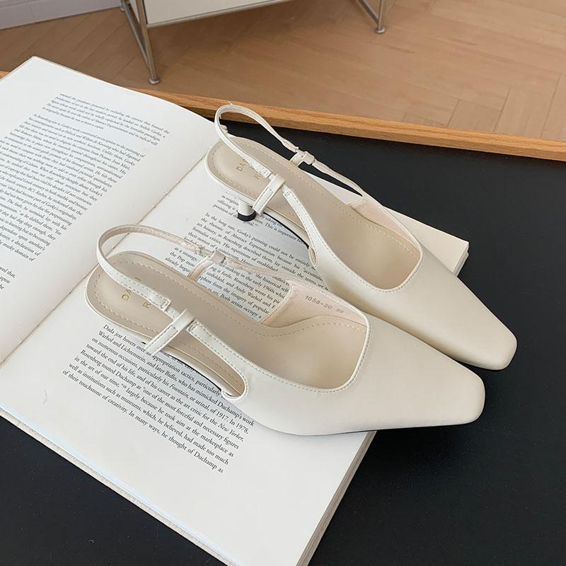 

Мода Мода Квадратный Носок Женская Обувь Слипоны Средний Каблук Туфли Лодочки Для Женщин Слингбэки Неглубокие Женские Тонкий Каблук Обувь 35 бежевый